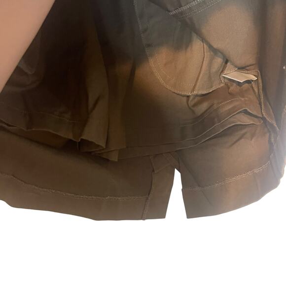 Carter Humphrey Women's Size 2 Brown Button Academia Mini Skirt - Picture 7 of 9
